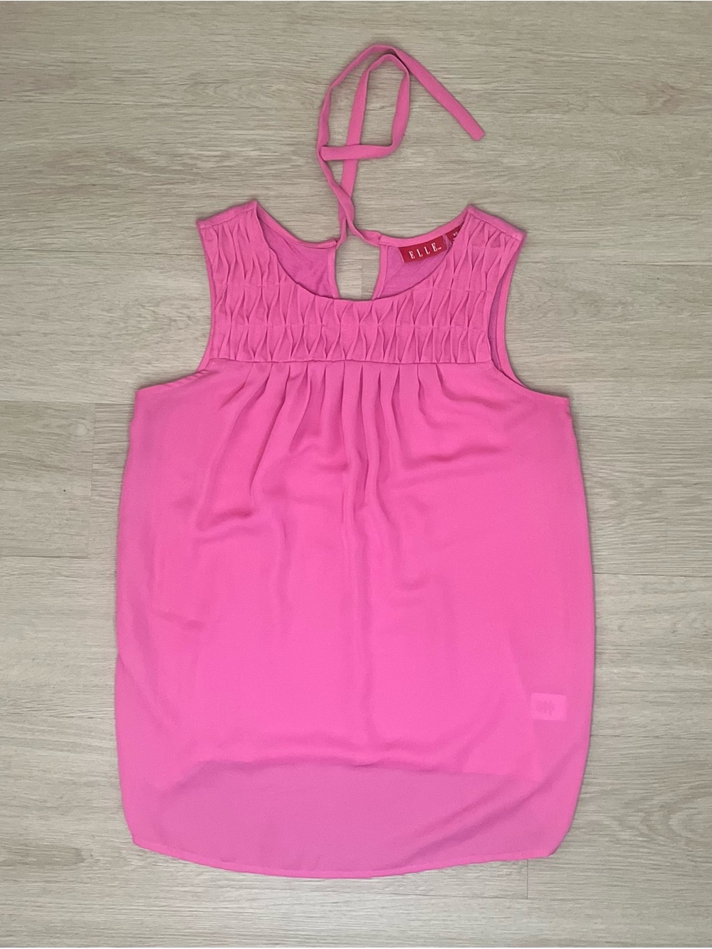 Elle Vibrant Hot Pink Halter Top